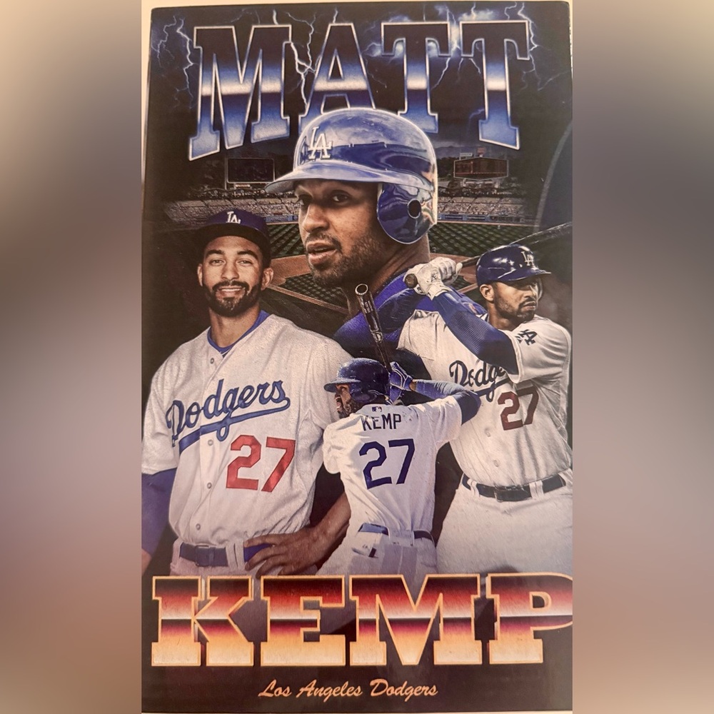 Los Angeles Dodgers Matt Kemp bobble head  - Blue and White nib sga